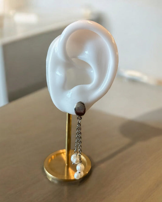 Falling earrings short