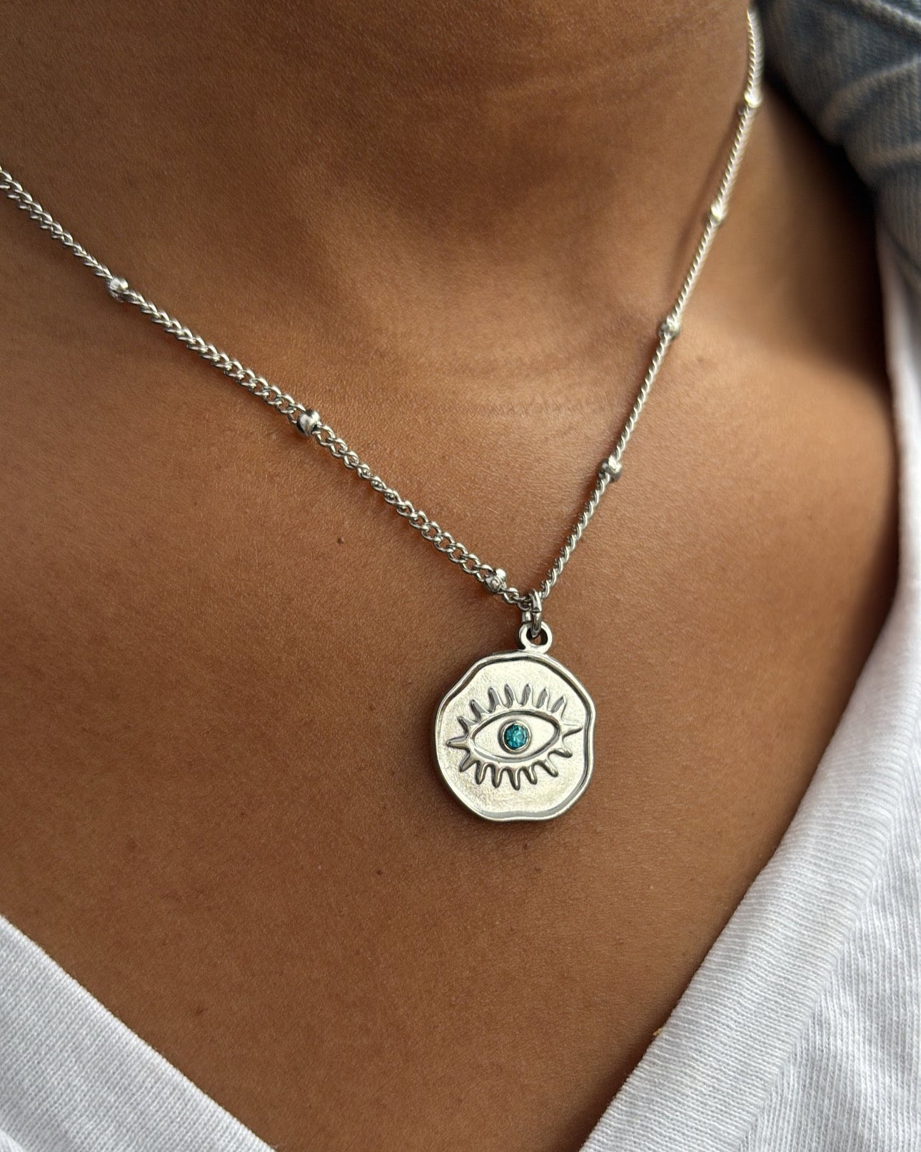 Luminous Eye Necklace