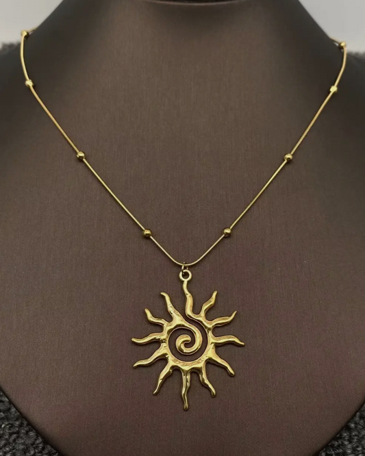 Sun Charm Necklace