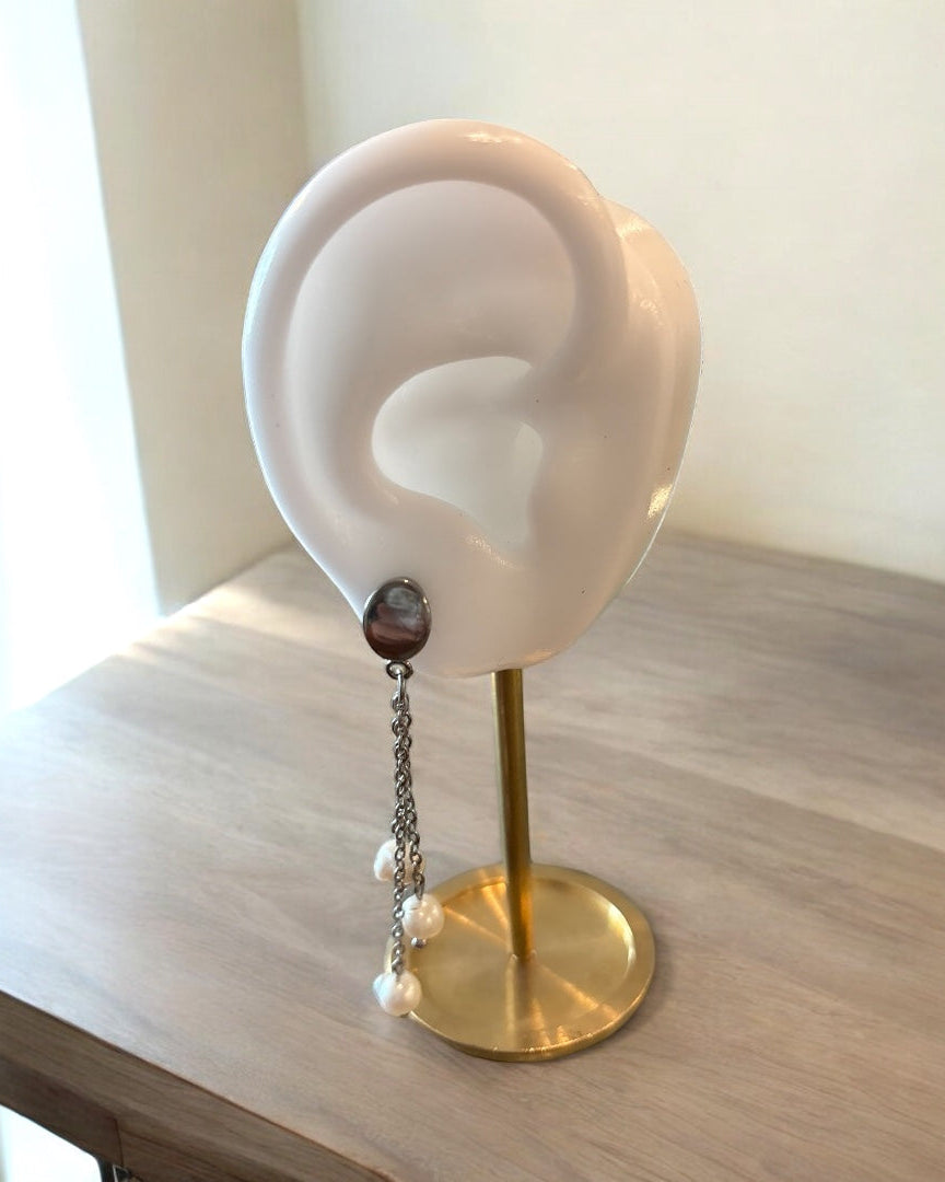 Falling earrings short