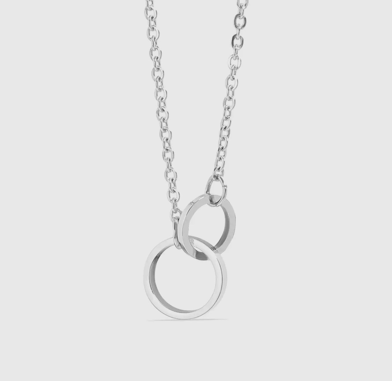 Interlocked Rings Necklace