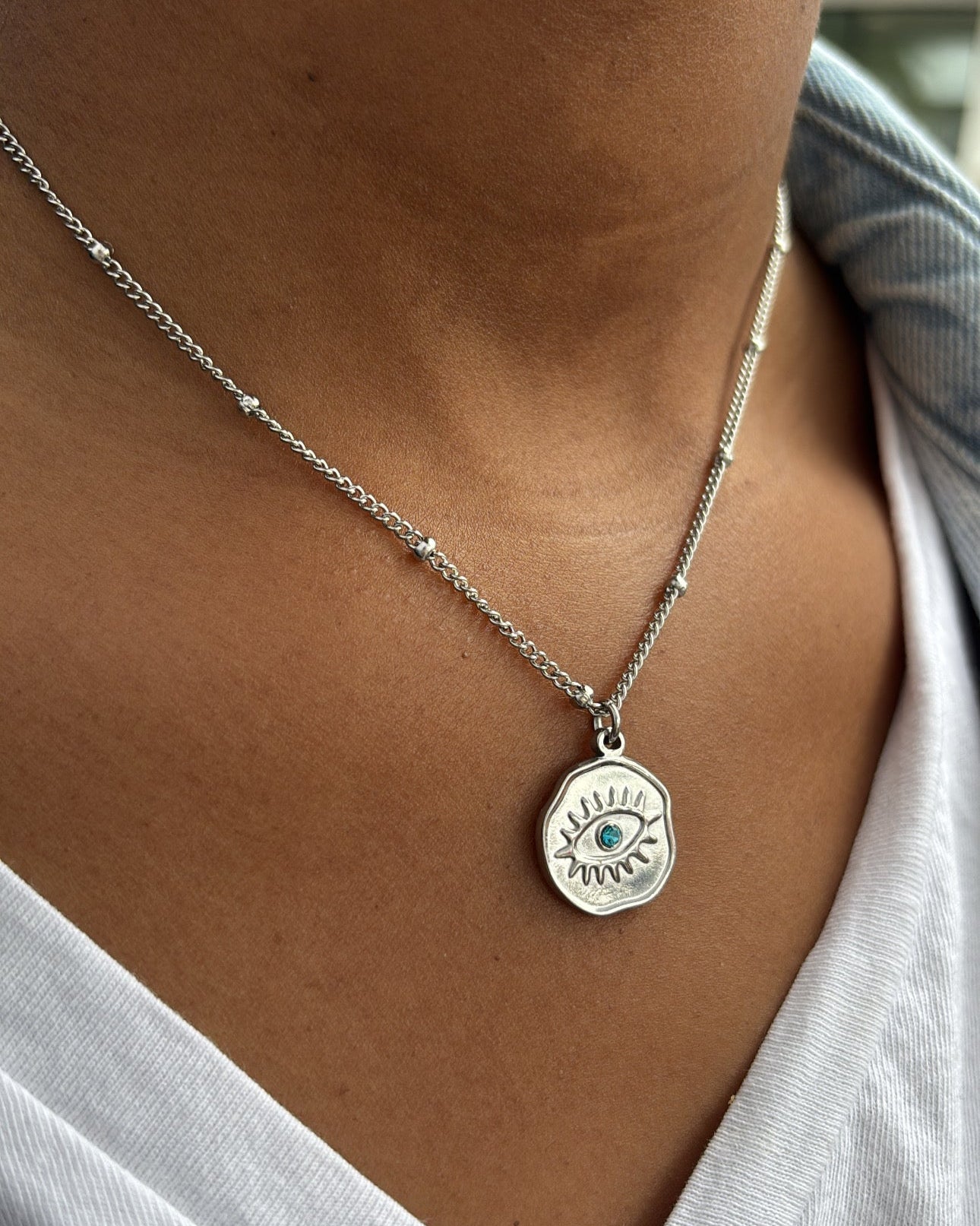 Luminous Eye Necklace