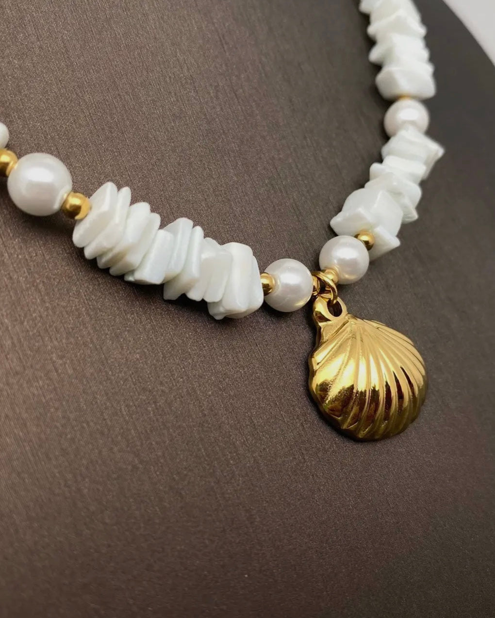 Shell Charm Necklace Summer Jewelry