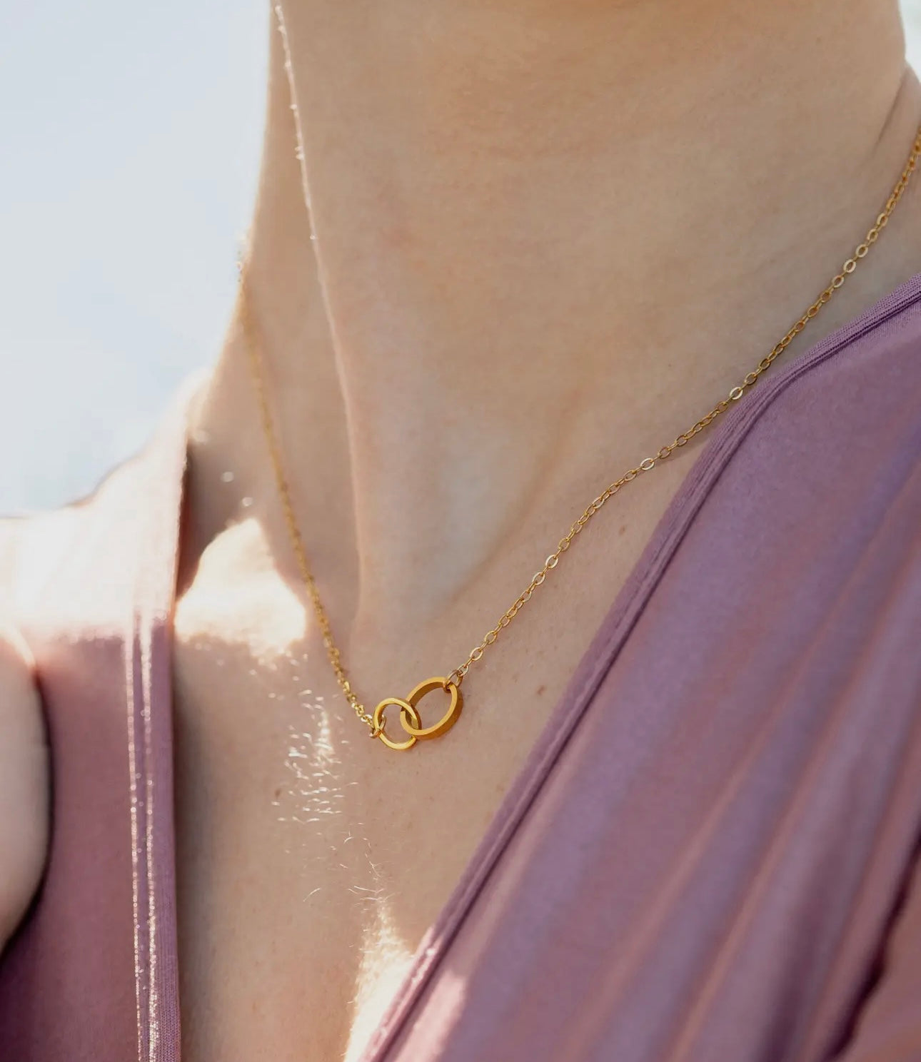 Interlocked Rings Necklace
