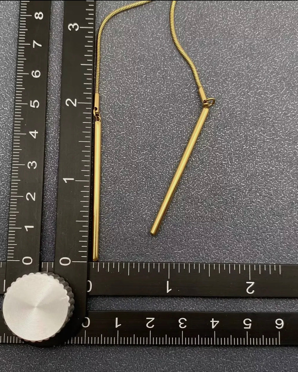 Minimalist 18K Golden Stainless Steel
Lariat Necklace