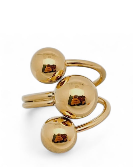 Golden Orbit Ring