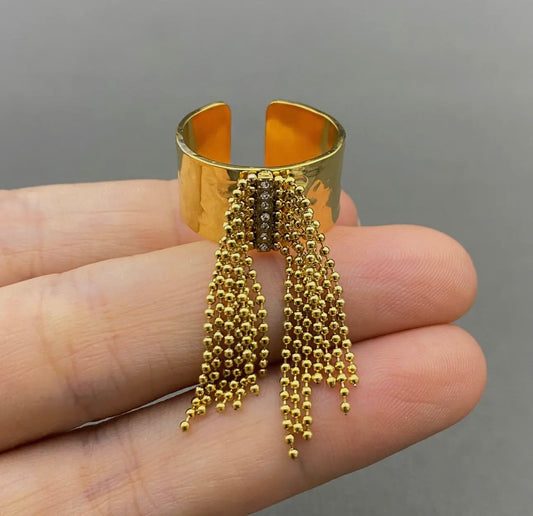 Chain Fringe ring