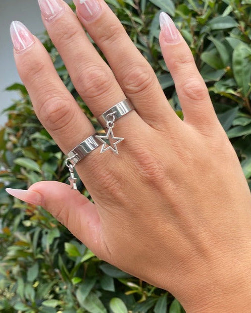 Stainless Star Ring