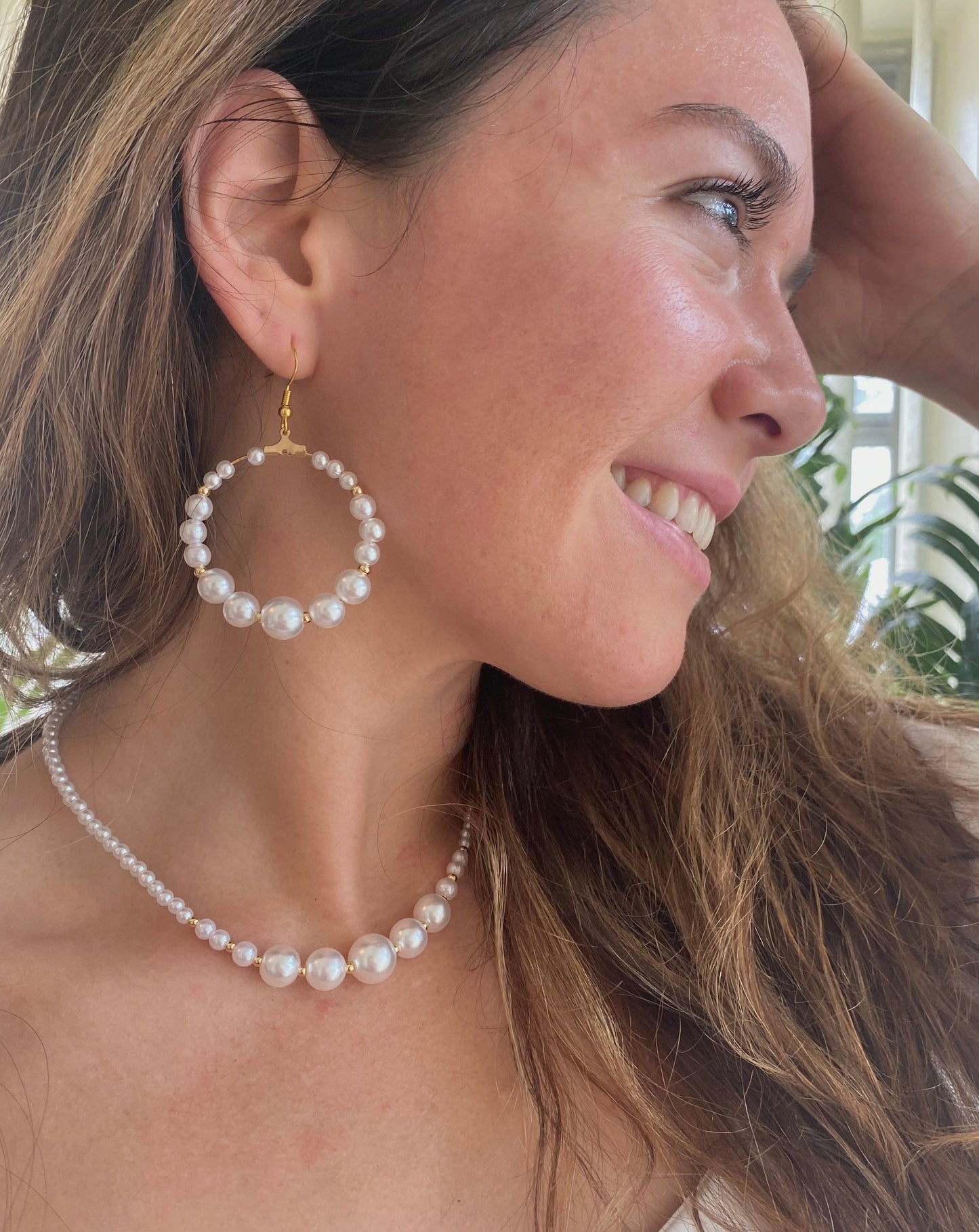 Elegant pearl necklace