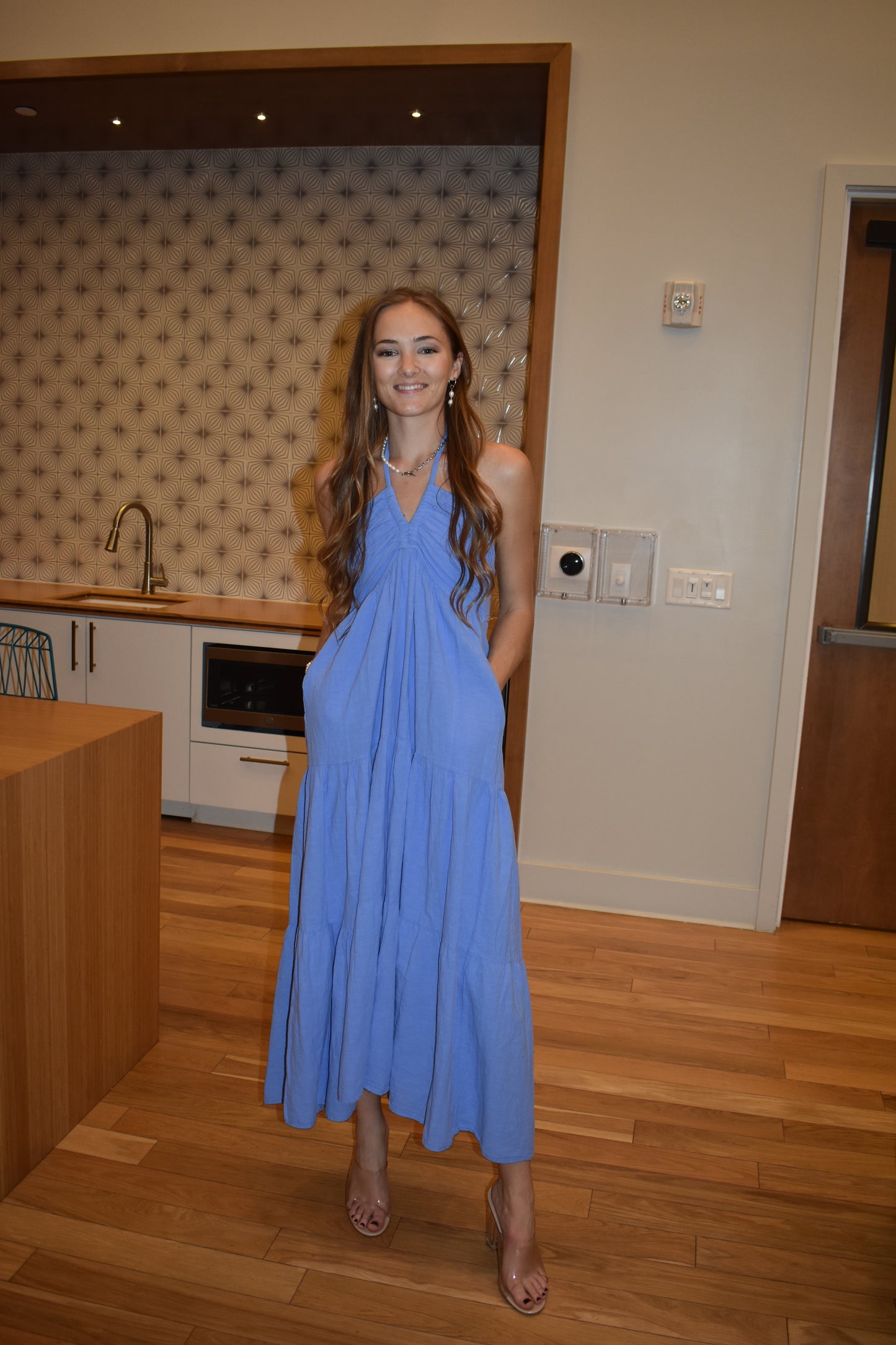 Breeze Maxi Dress - blue