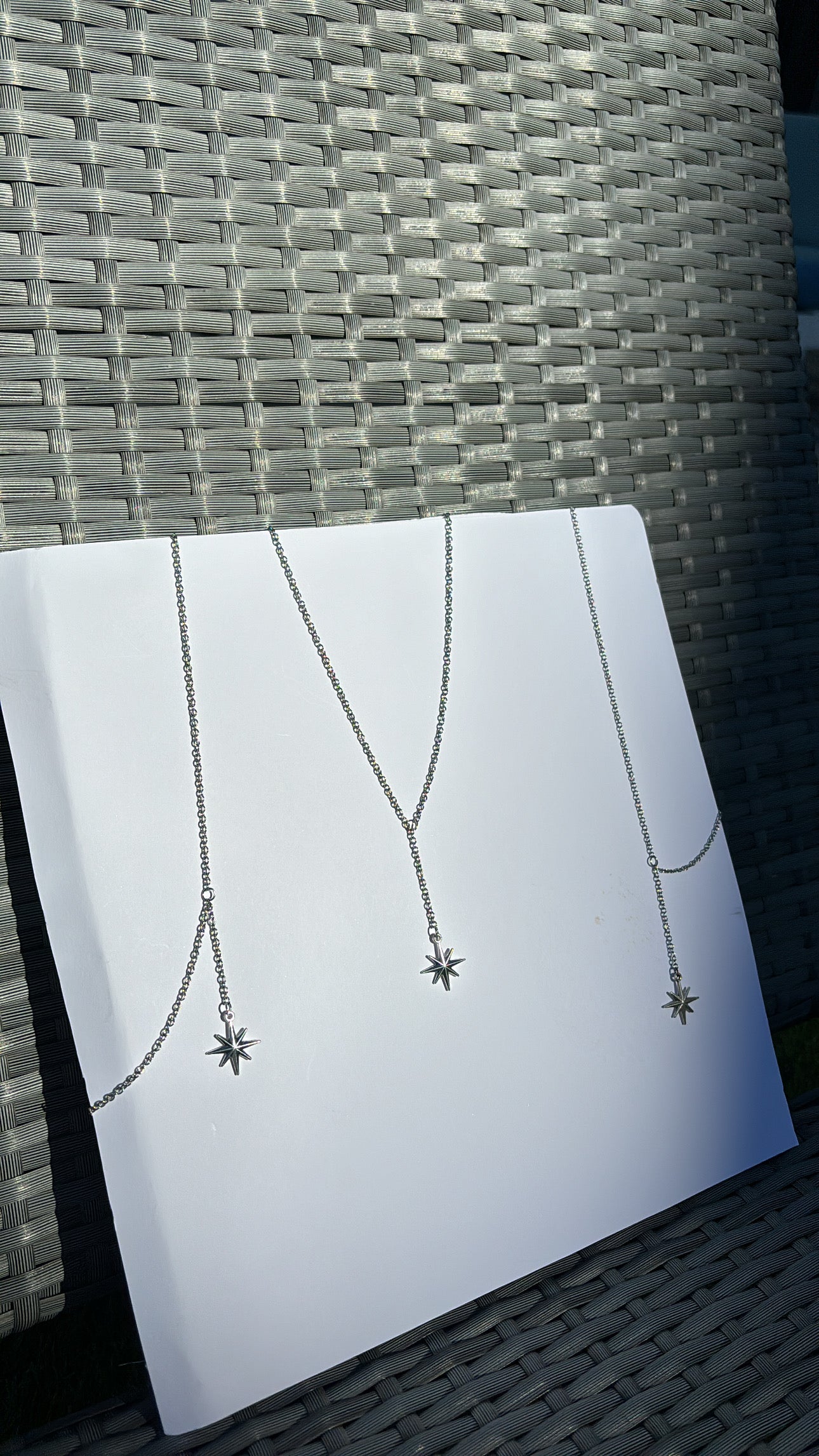 Falling star necklace