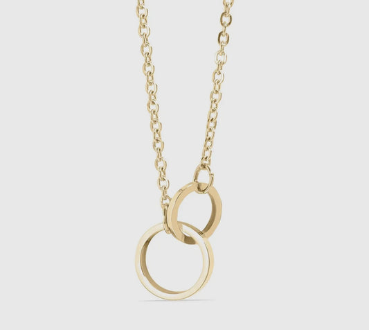 Interlocked Rings Necklace