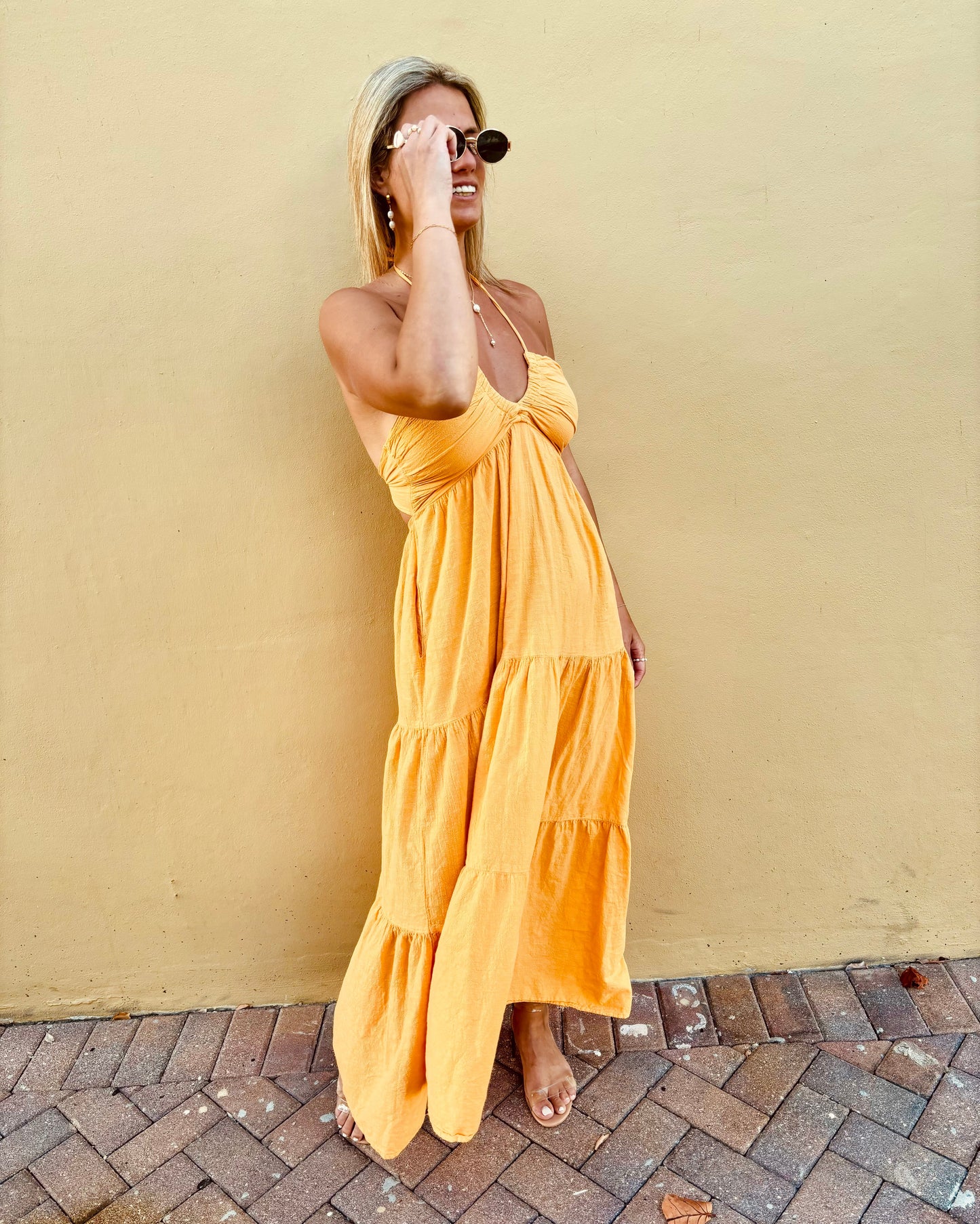 Breeze Maxi Dress - tangerine