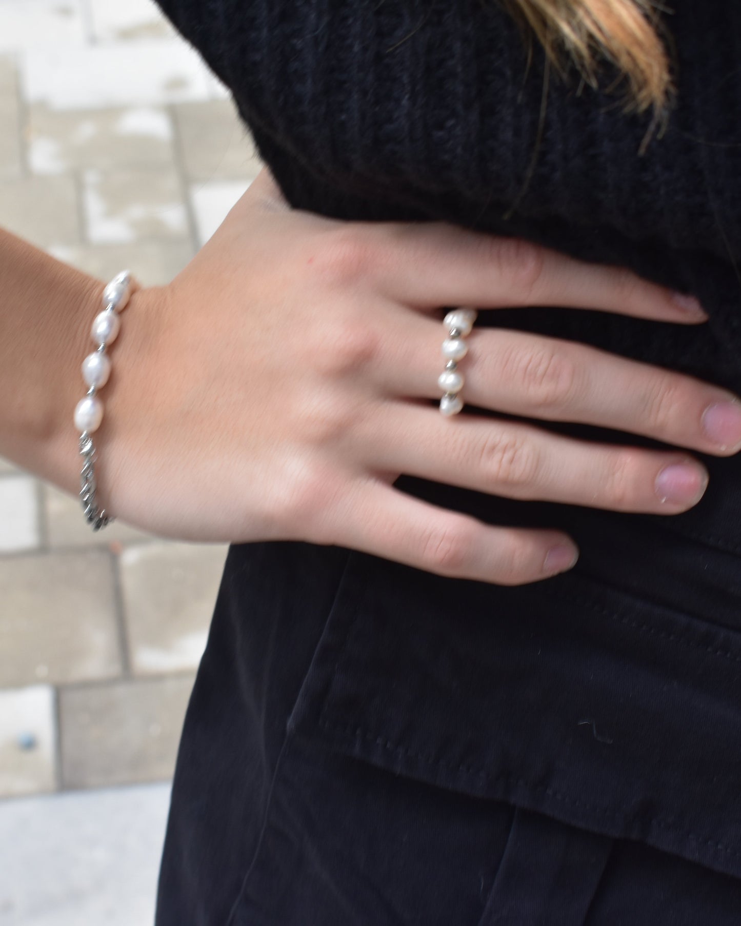 Chain Meets Pearl Bracelet