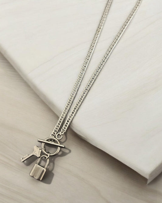 Lock and Key Necklace