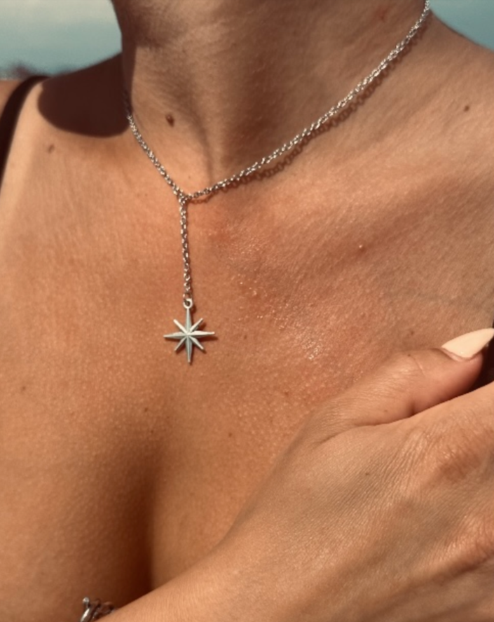 Falling star necklace