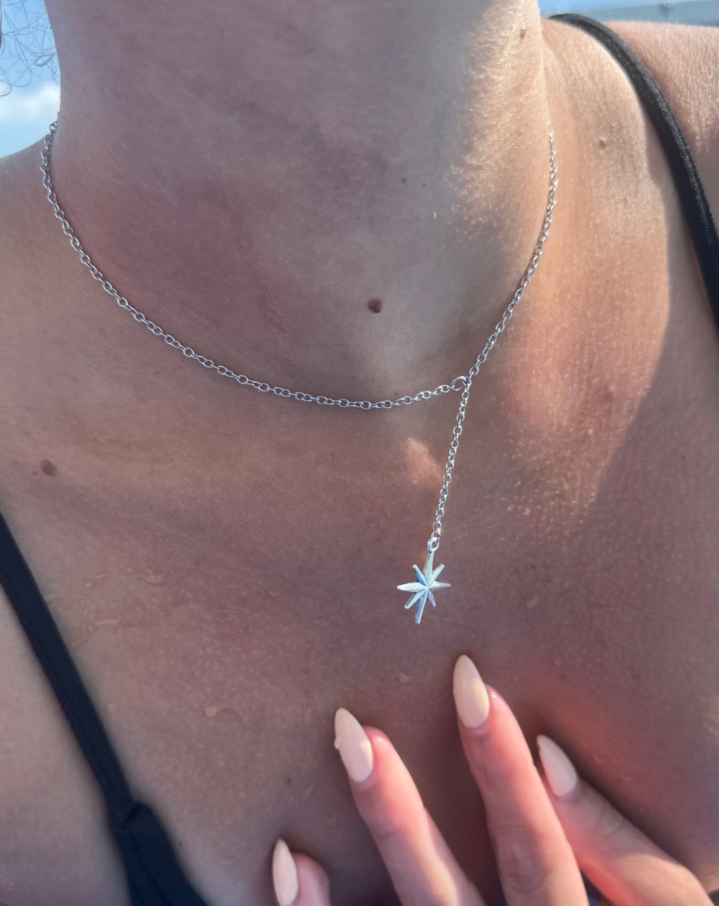 Falling star necklace